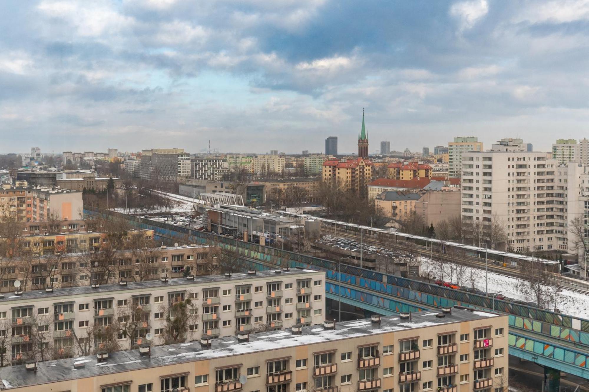 Apartamenty Wola Tower ワルシャワ エクステリア 写真